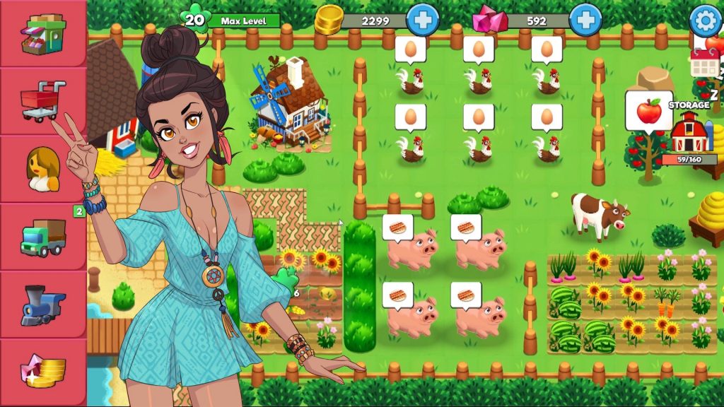 booty farm mobile porn game