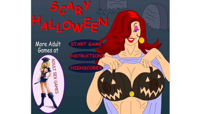 scary halloween porn game