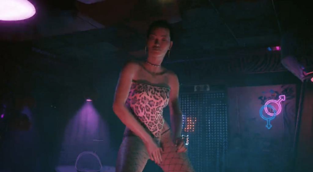 cyberpunk 2077 sex scenes stripper