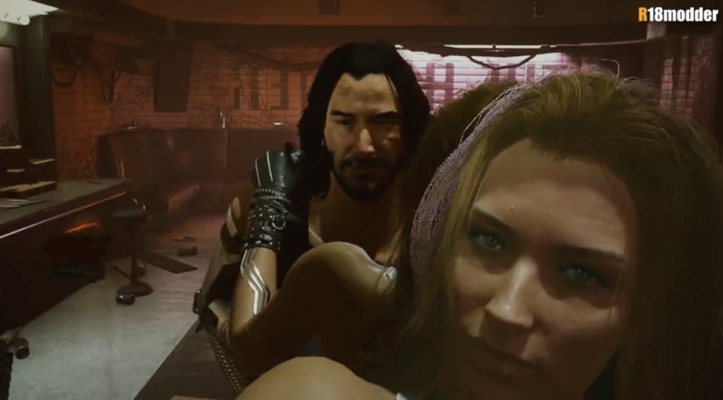 keanu reeves cyberpunk 2077 sex scenes 