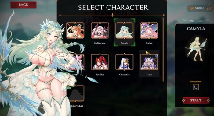 sexy mystic survivors character selection